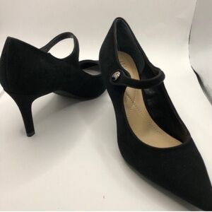 Alfani Black Suede Mary Jane Heels